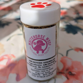 Anchovies Sprinkles Ingredients: Anchovies All Natural, No Additives & No Preservatives  Sprinkle this to your dog/cat food