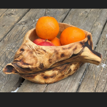 Firekeeper woodcarving